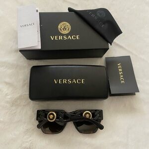 Versace Medusa Chain Sunglasses